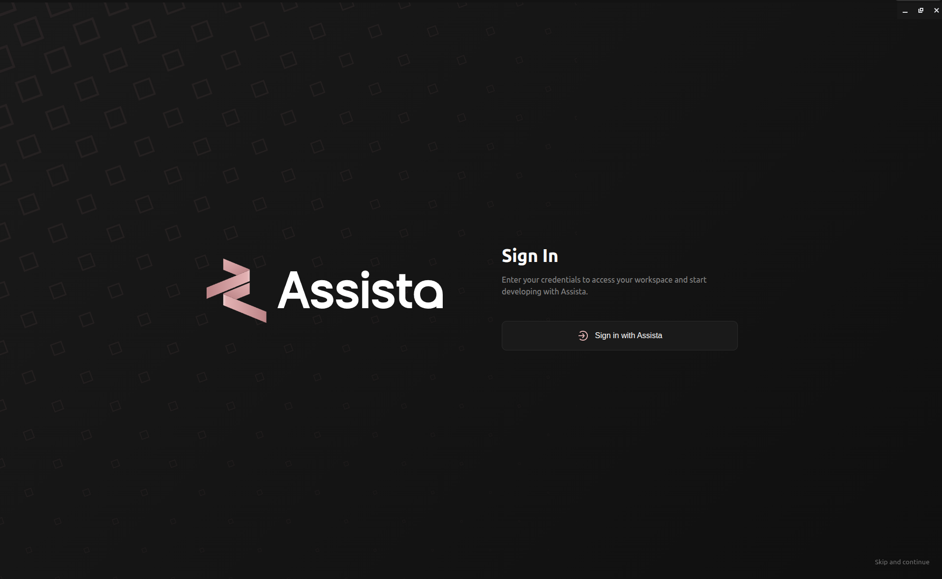 Welcome to Assista