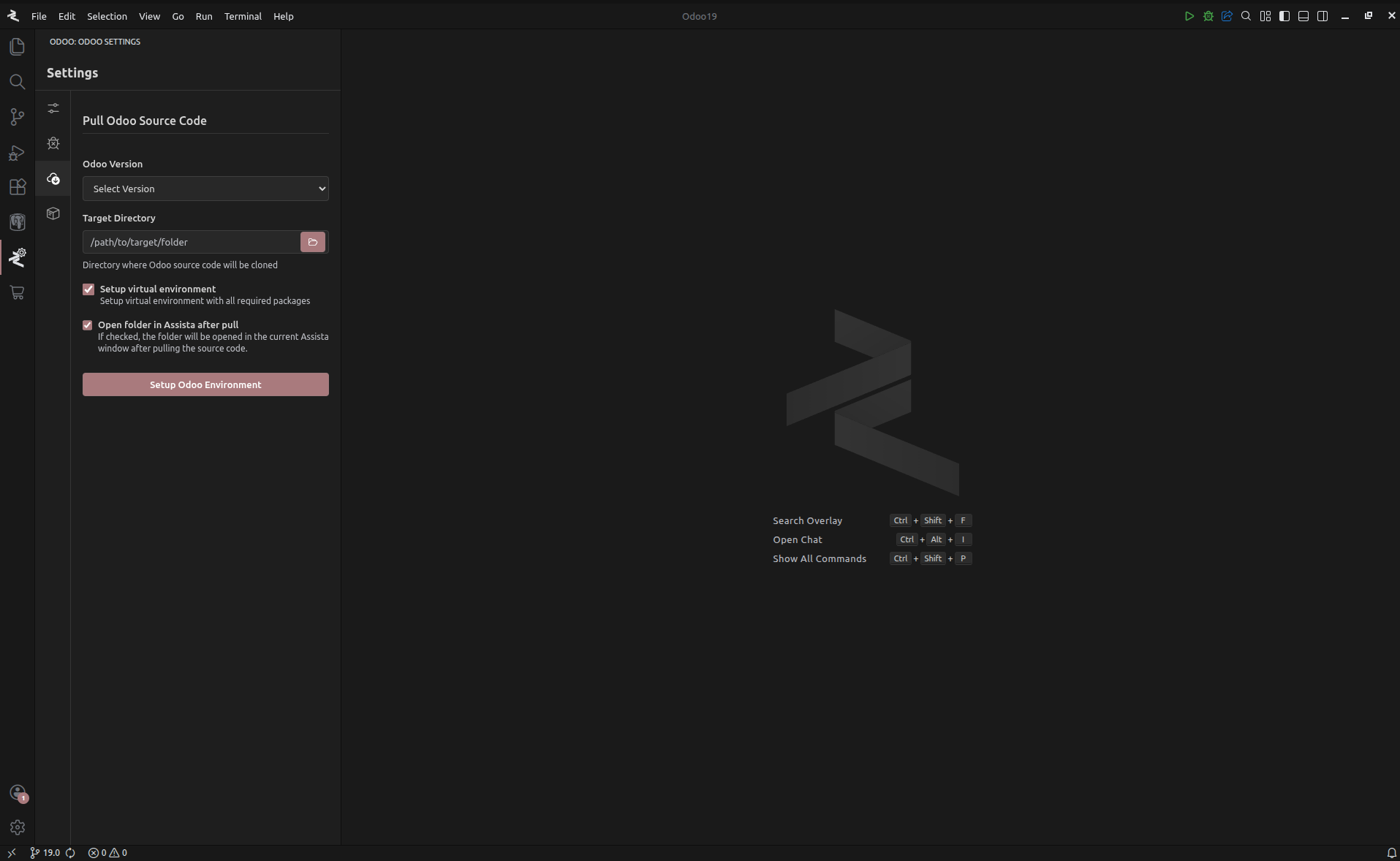 Pull Odoo Source Code