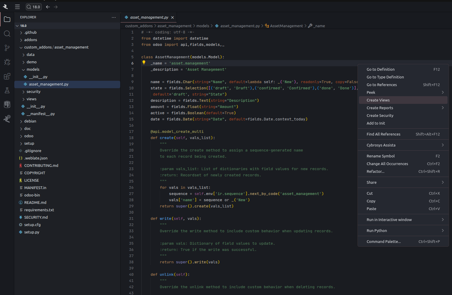 Create View from Model