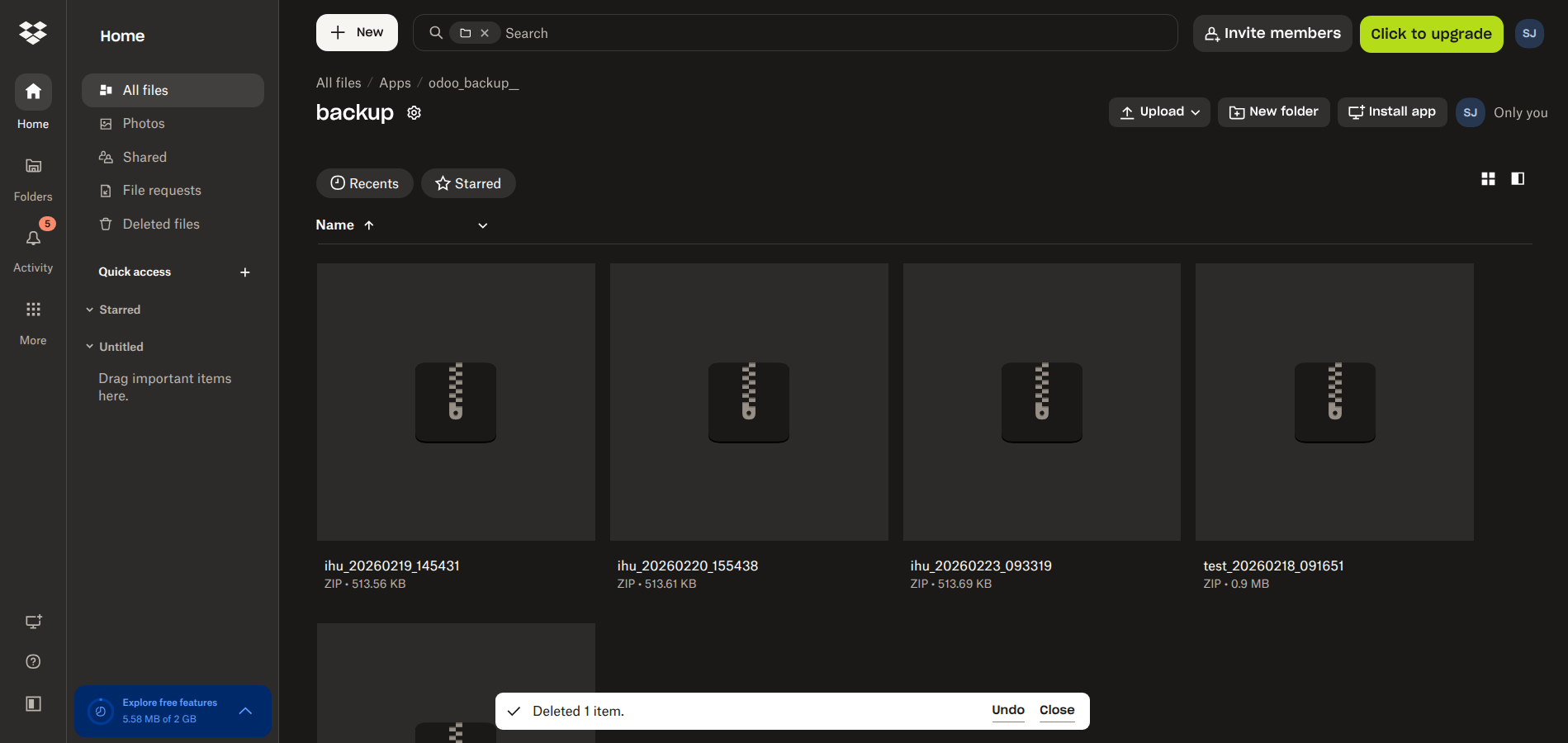 Dropbox Folder