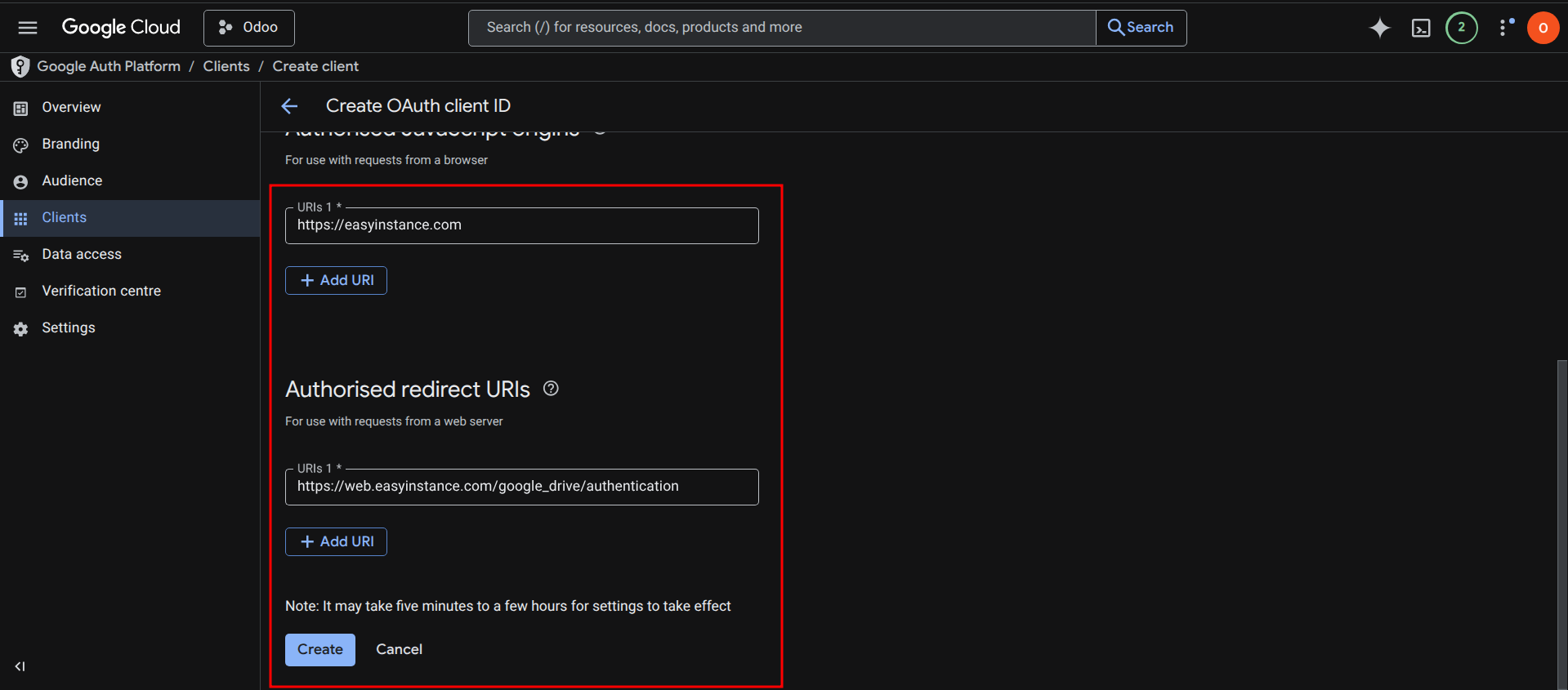 OAuth Configuration