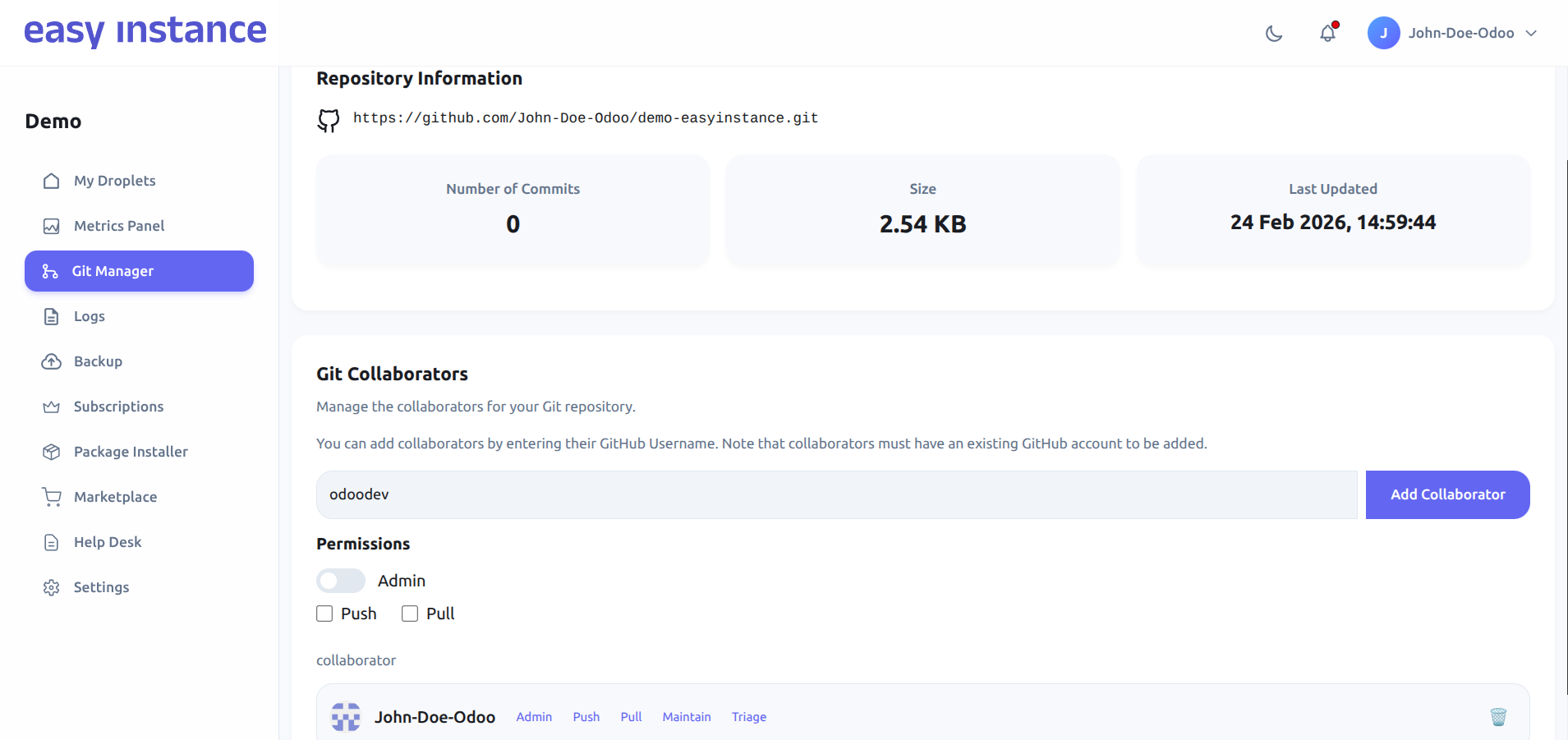 Git Colaborator