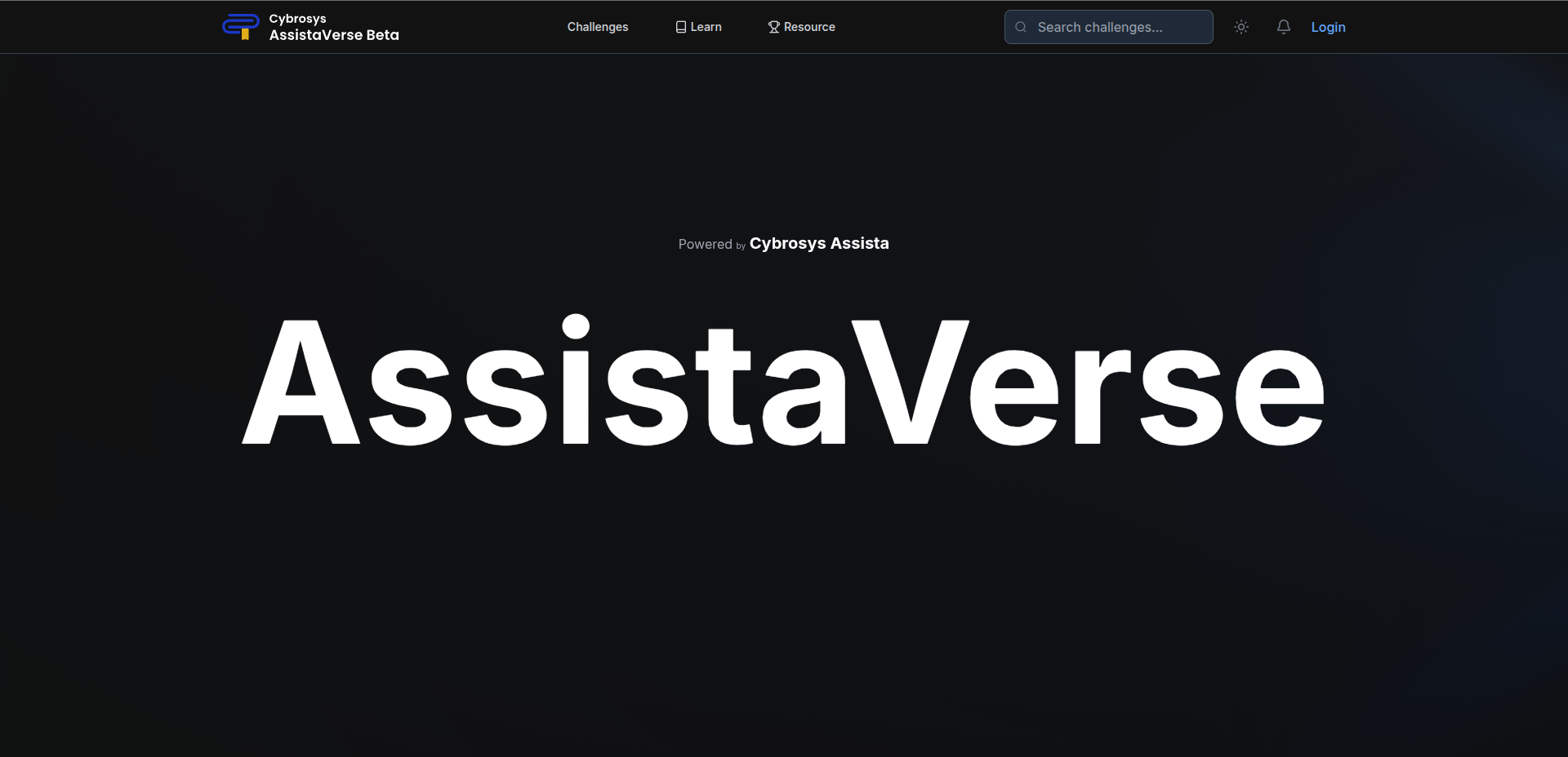 Assistaverse Developer Learning Platform Homepage