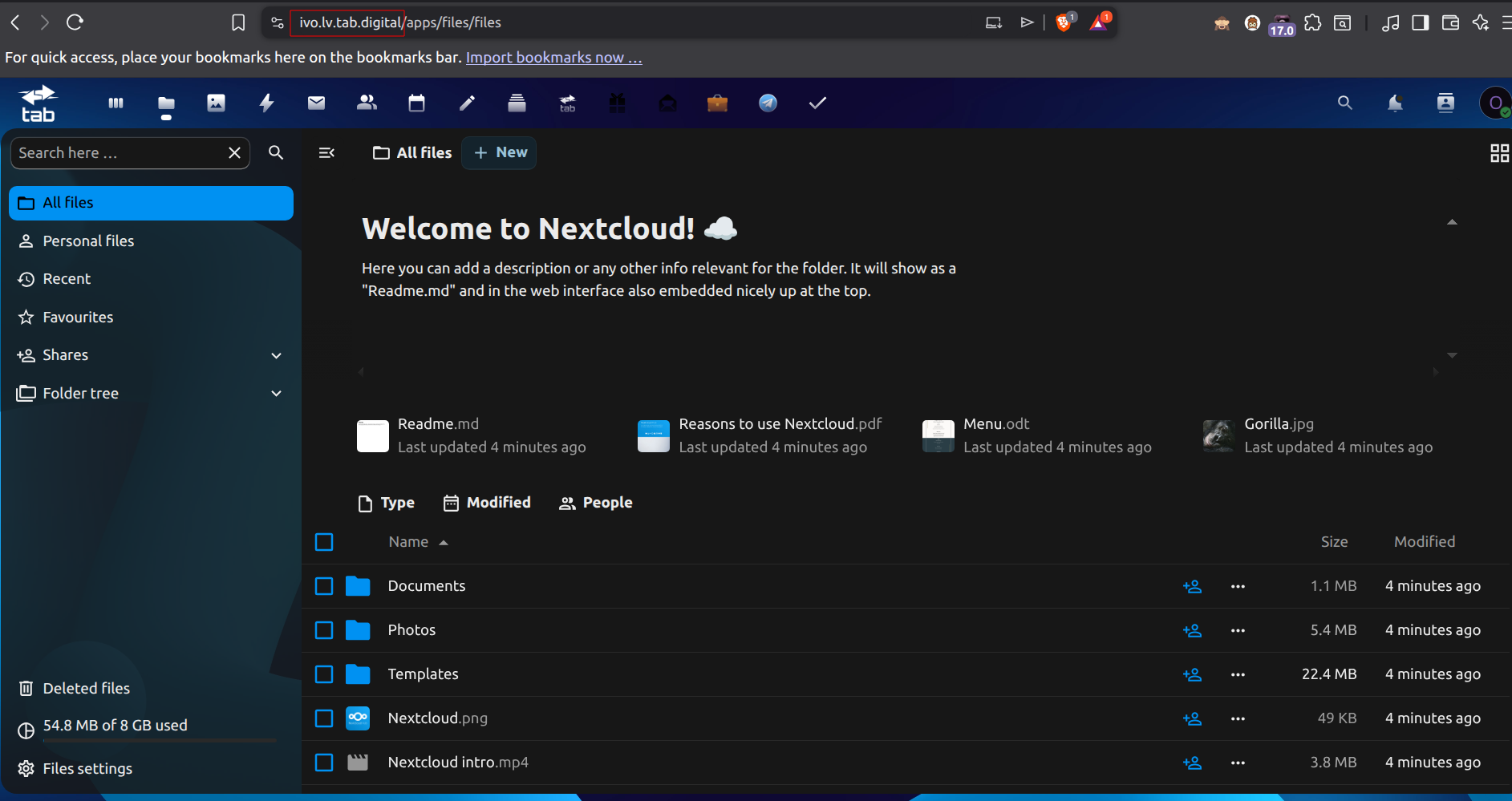 Nextcloud Domain