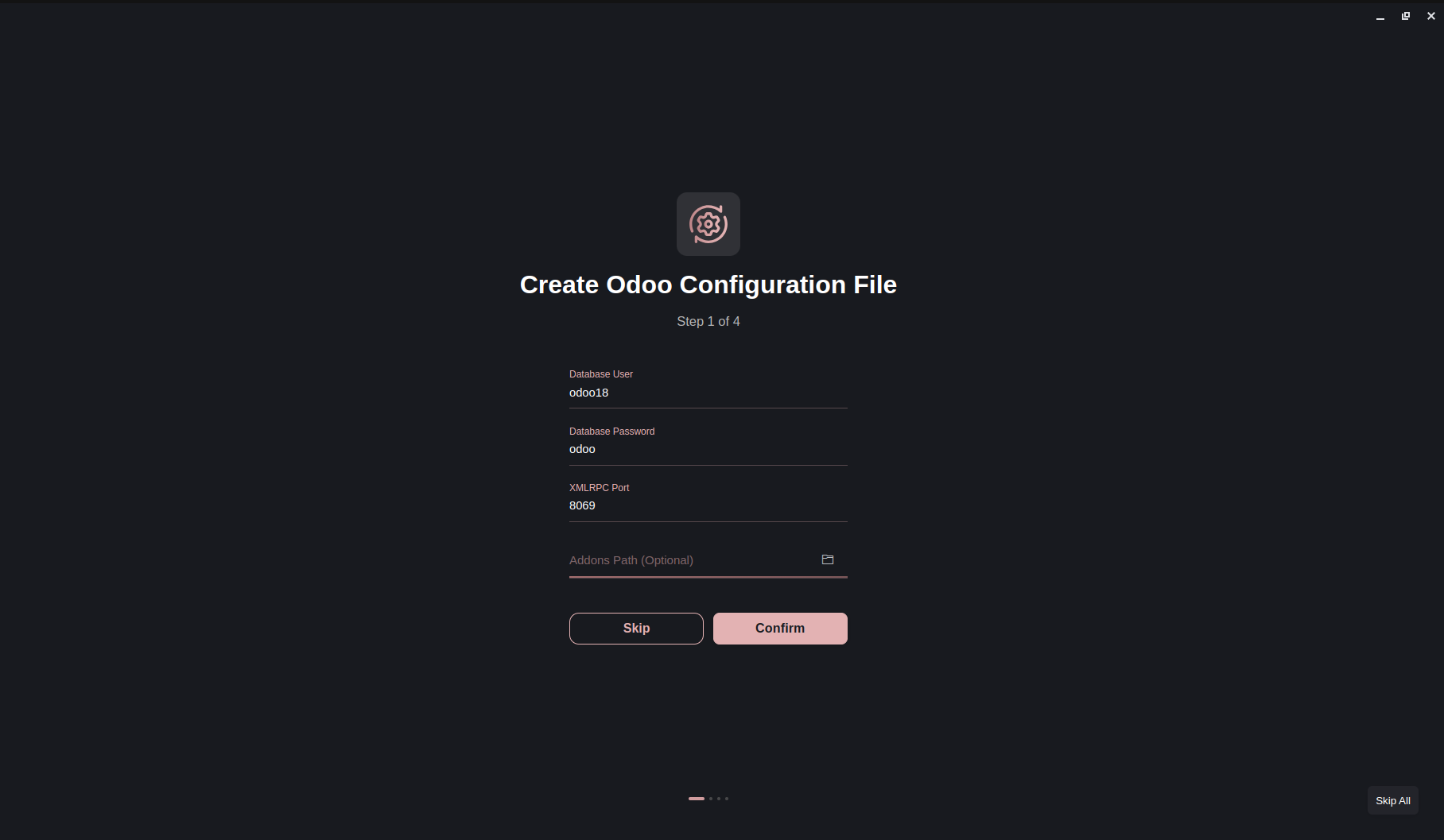 Odoo Conf Creation