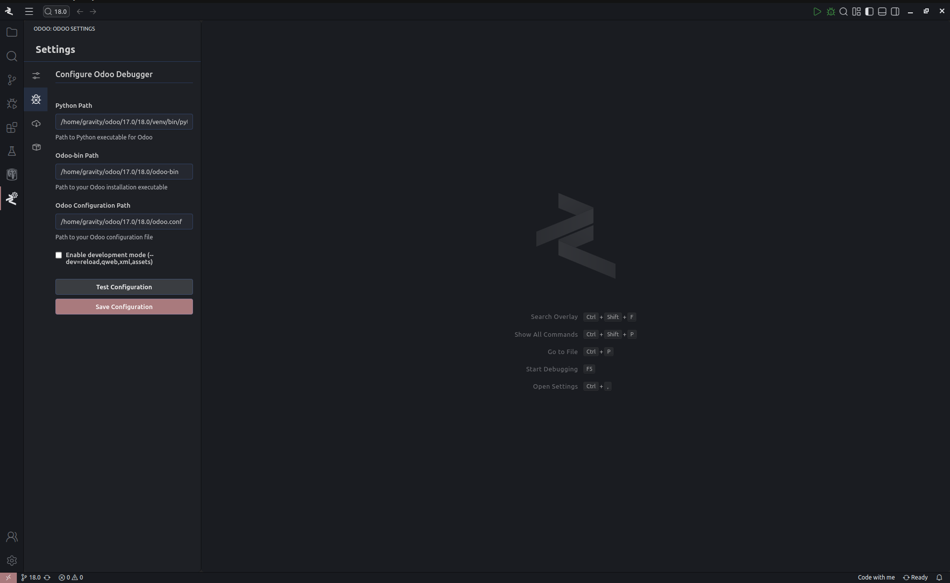 Odoo Debugger