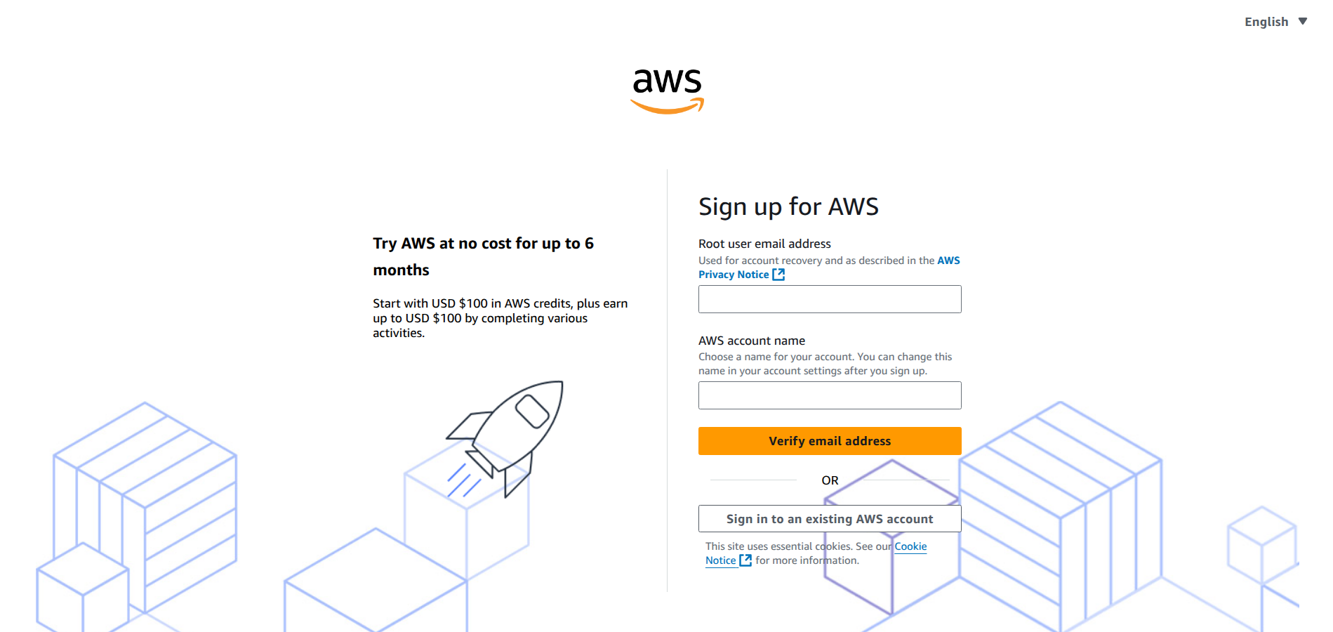 Amazon S3 Sign Up