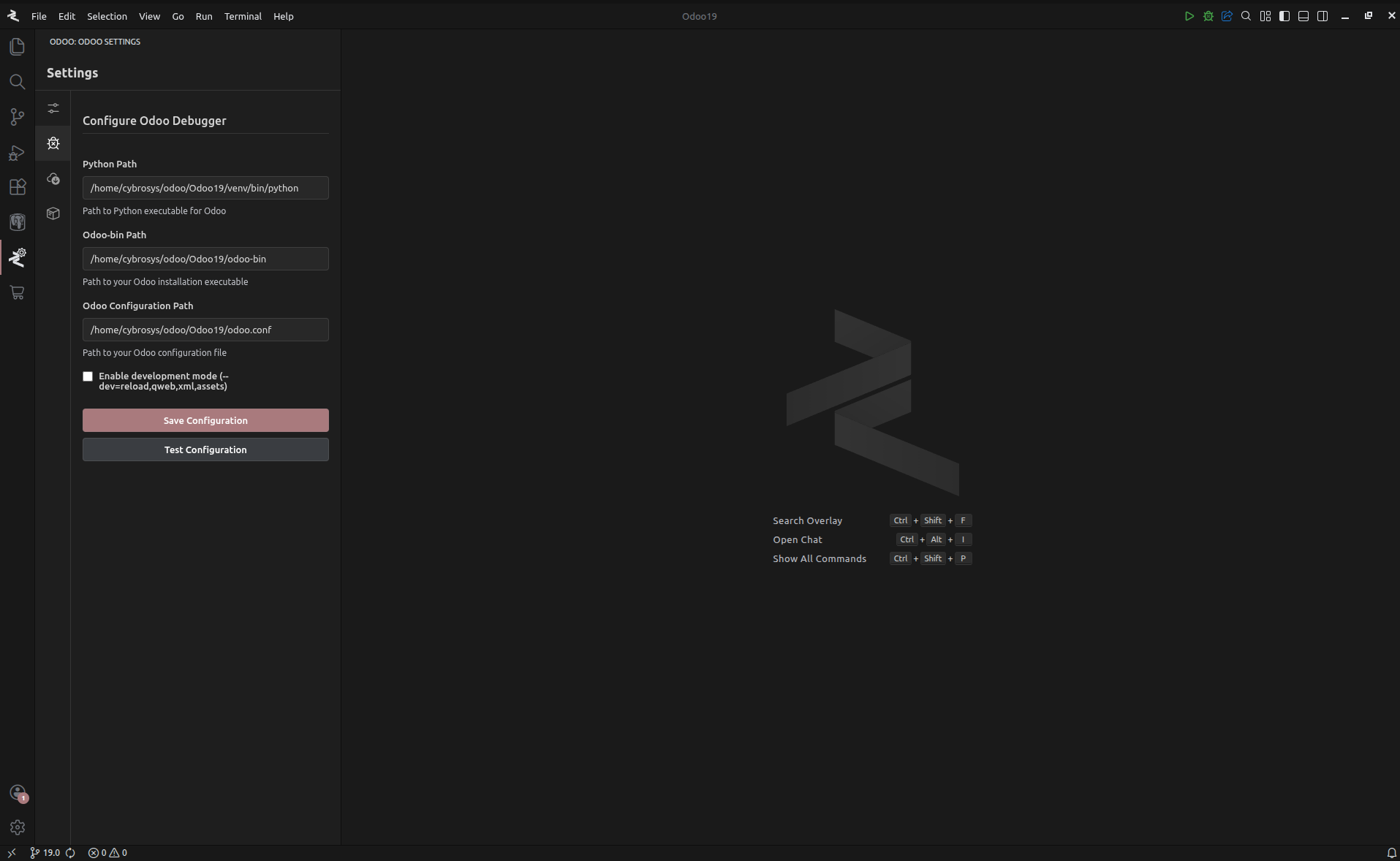 Configure Debugger